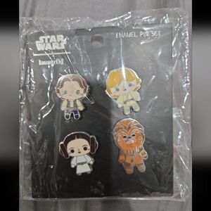 Star Wars Chibi Loungefly set of 4 pins